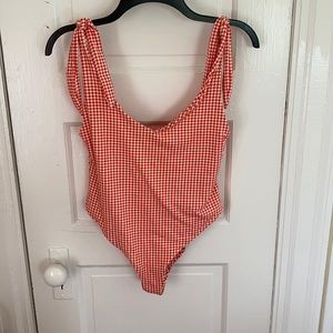 Eberjey houndstooth one piece